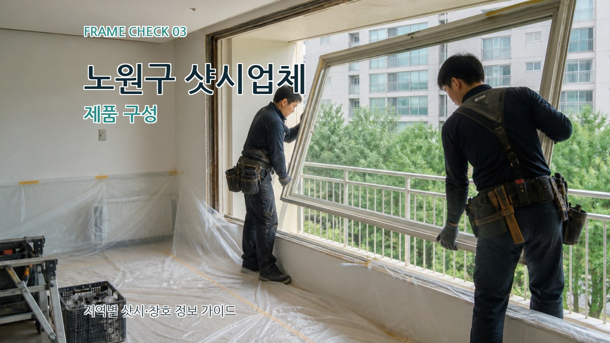 노원구 샷시업체 제품 구성
