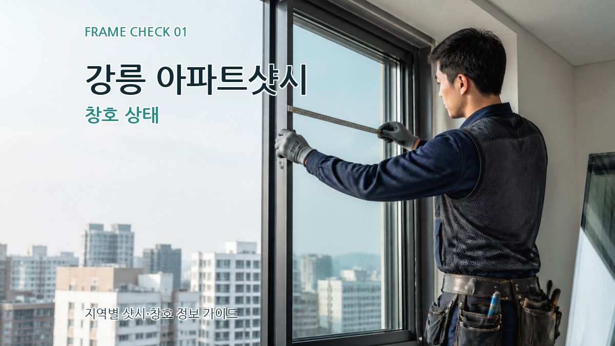 강릉 아파트샷시