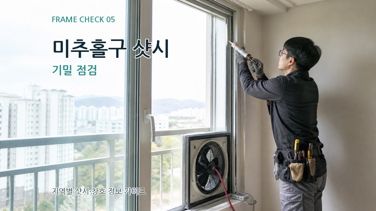 미추홀구 샷시 기밀 점검