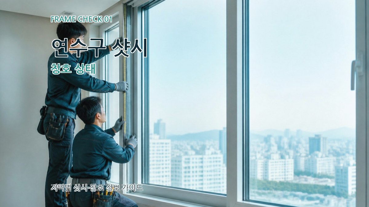 연수구 샷시 창호 상태