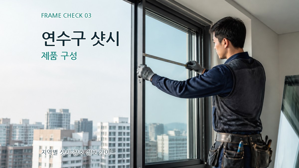 연수구 샷시 제품 구성