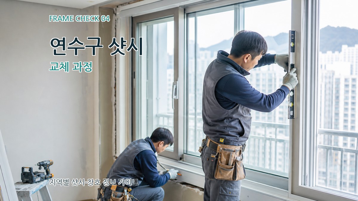 연수구 샷시 교체 과정
