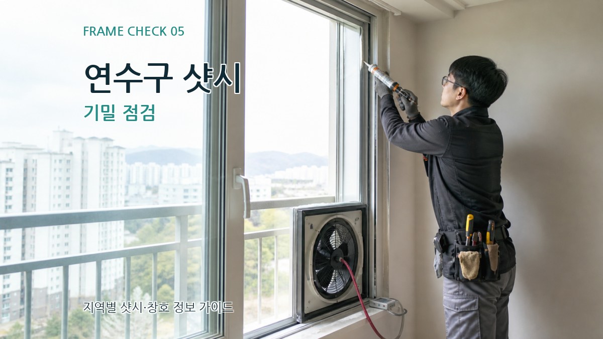 연수구 샷시 기밀 점검
