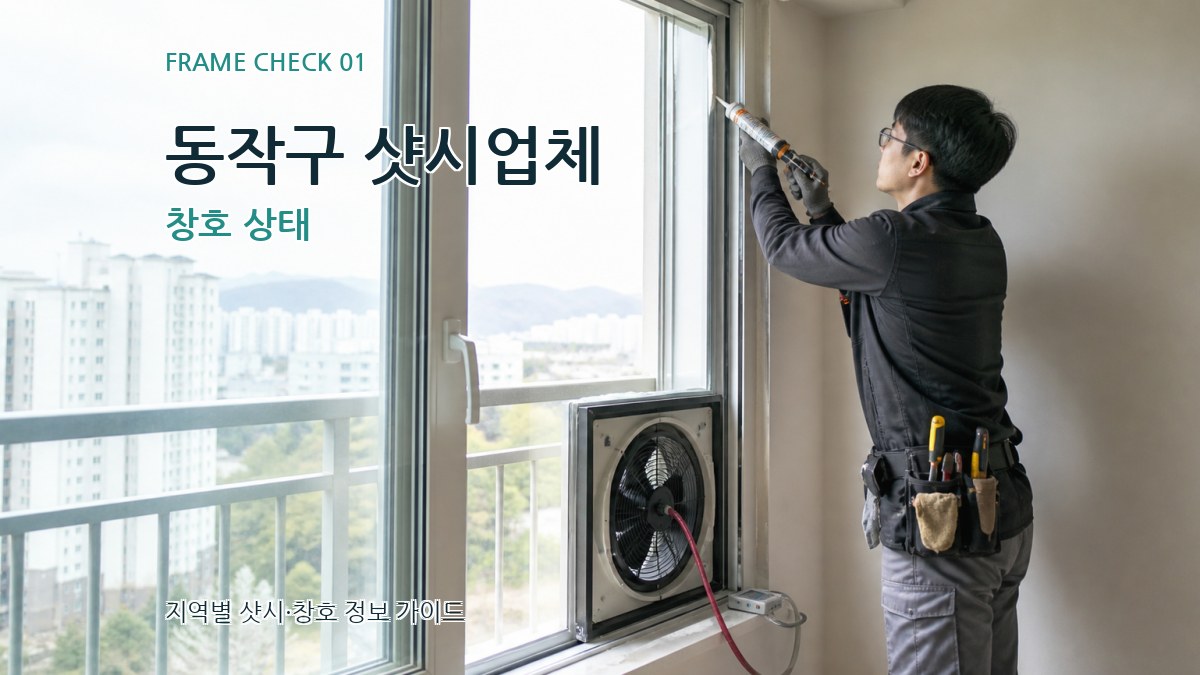 동작구 샷시업체