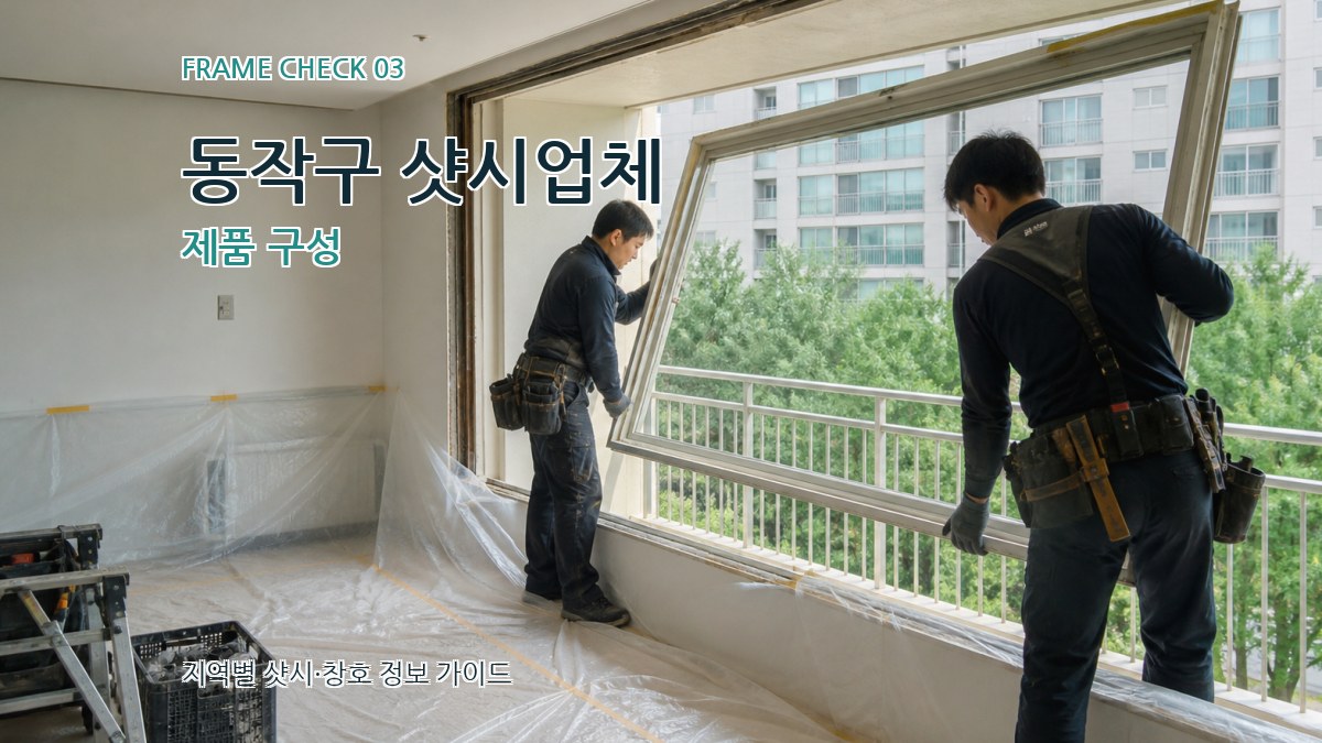 동작구 샷시업체 제품 구성