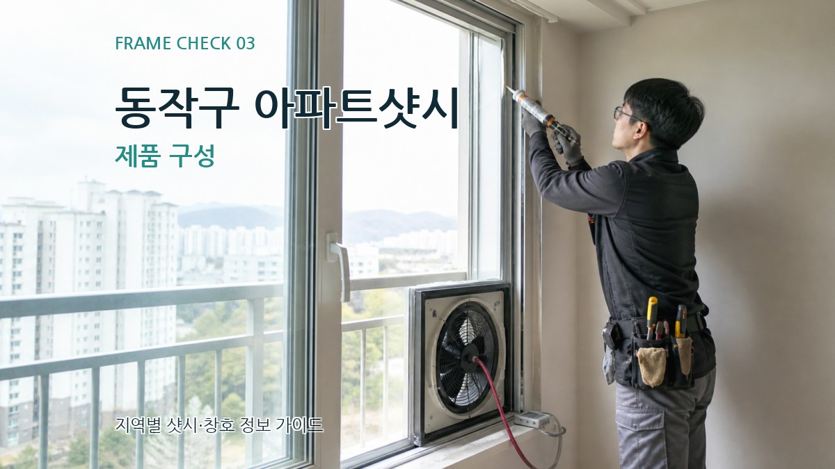 동작구 아파트샷시 제품 구성