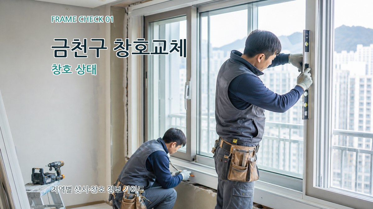 금천구 창호교체