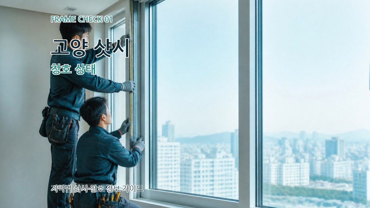 고양 샷시 창호 상태