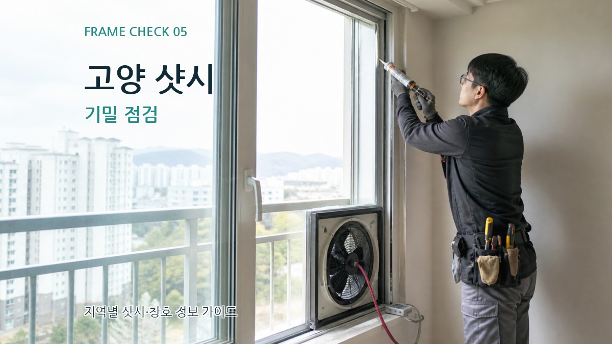 고양 샷시 기밀 점검