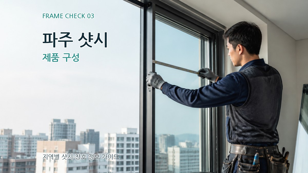 파주 샷시 제품 구성