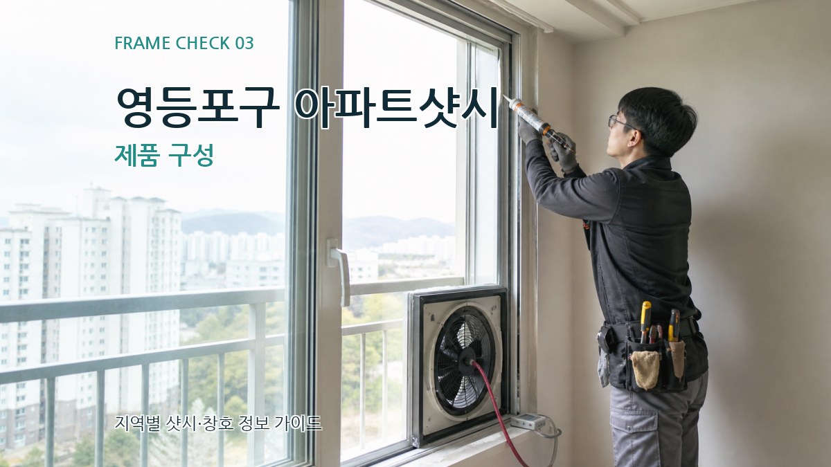 영등포구 아파트샷시 제품 구성