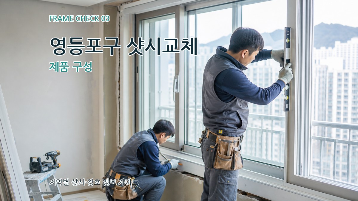 영등포구 샷시교체 제품 구성