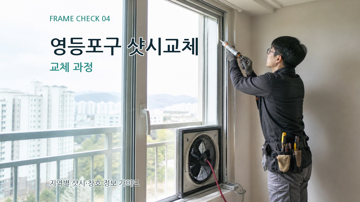 영등포구 샷시교체 교체 과정