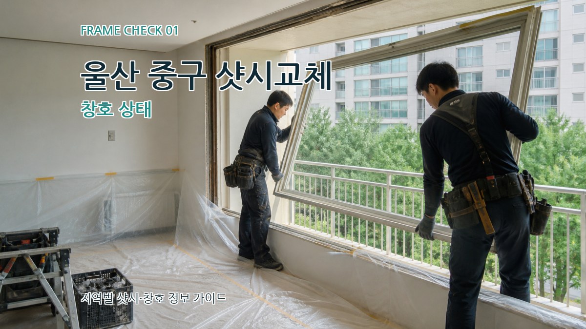 울산 중구 샷시교체