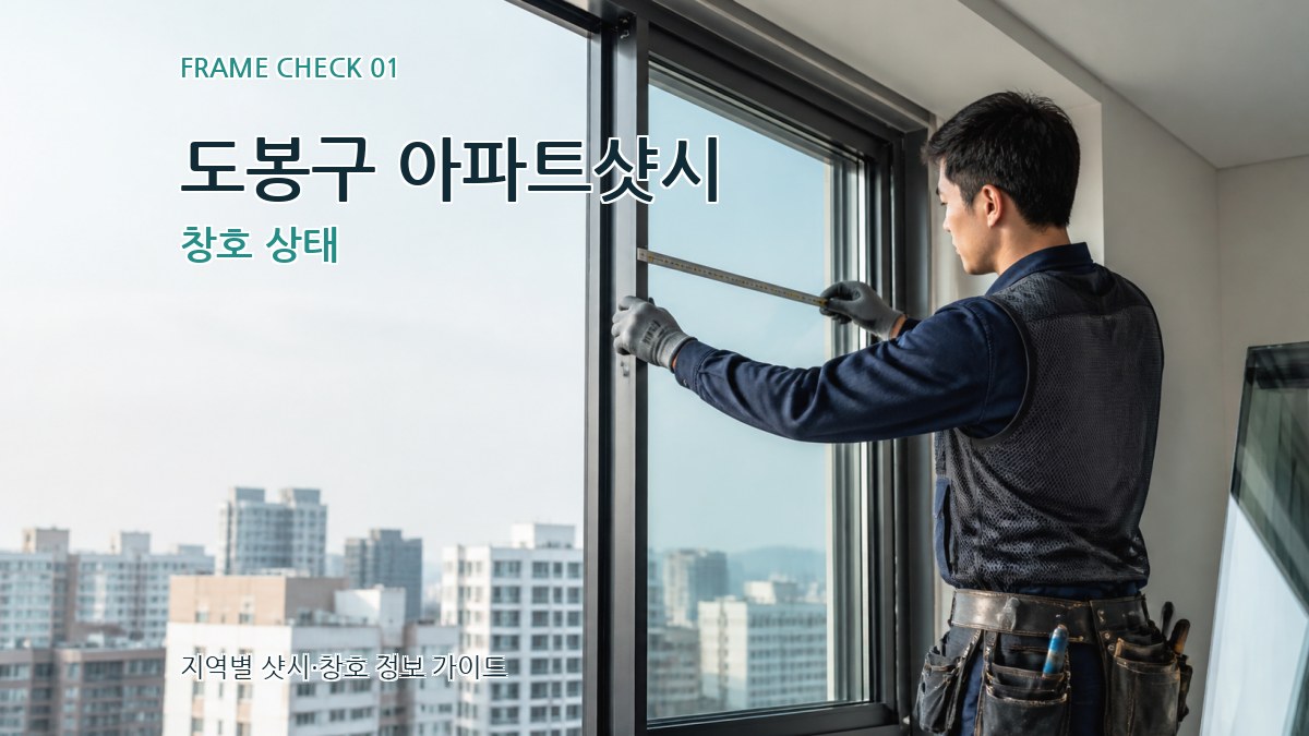 도봉구 아파트샷시