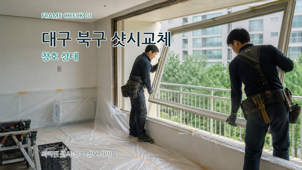 대구 북구 샷시교체