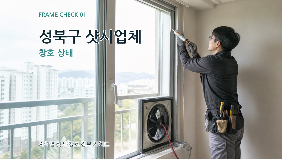 성북구 샷시업체