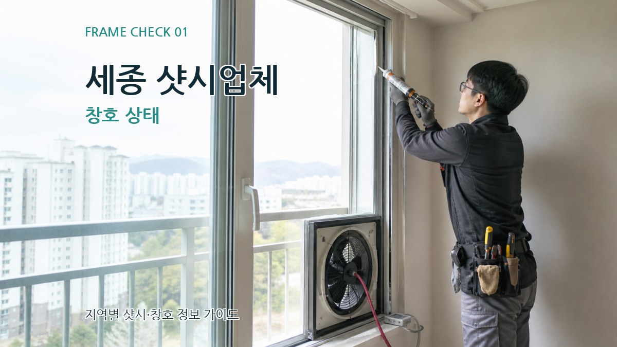 세종 샷시업체