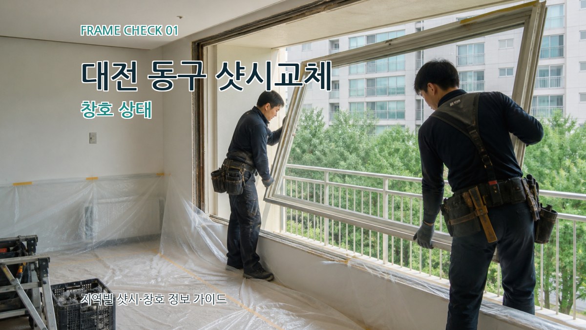 대전 동구 샷시교체
