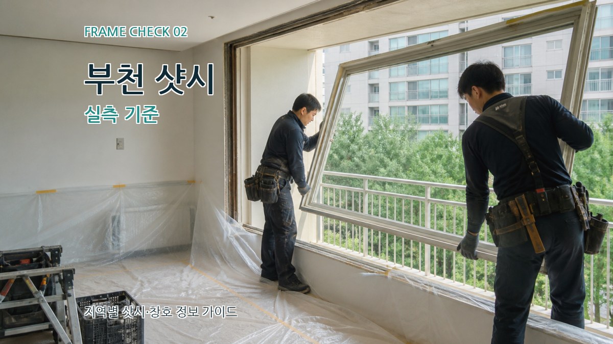 부천 샷시 실측 기준