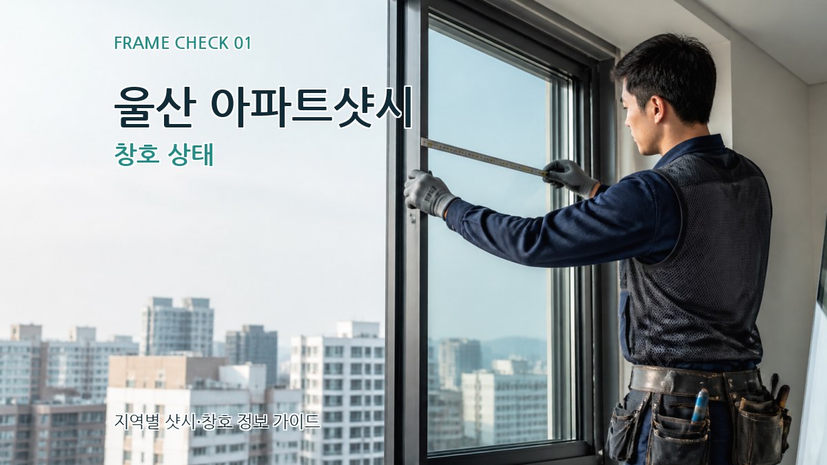 울산 아파트샷시
