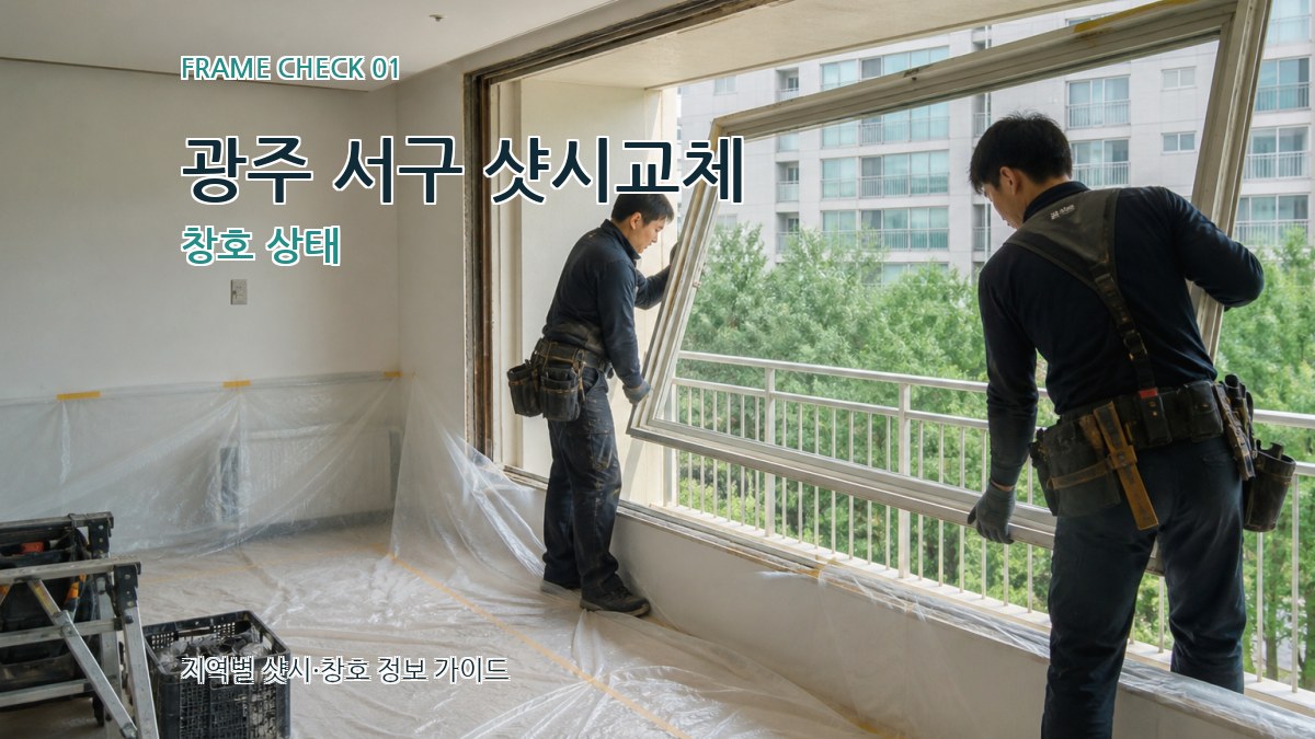 광주 서구 샷시교체