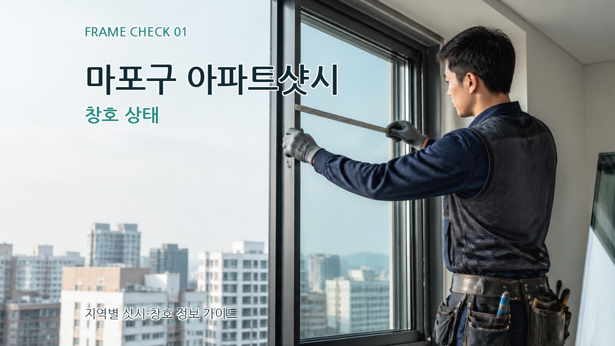 마포구 아파트샷시