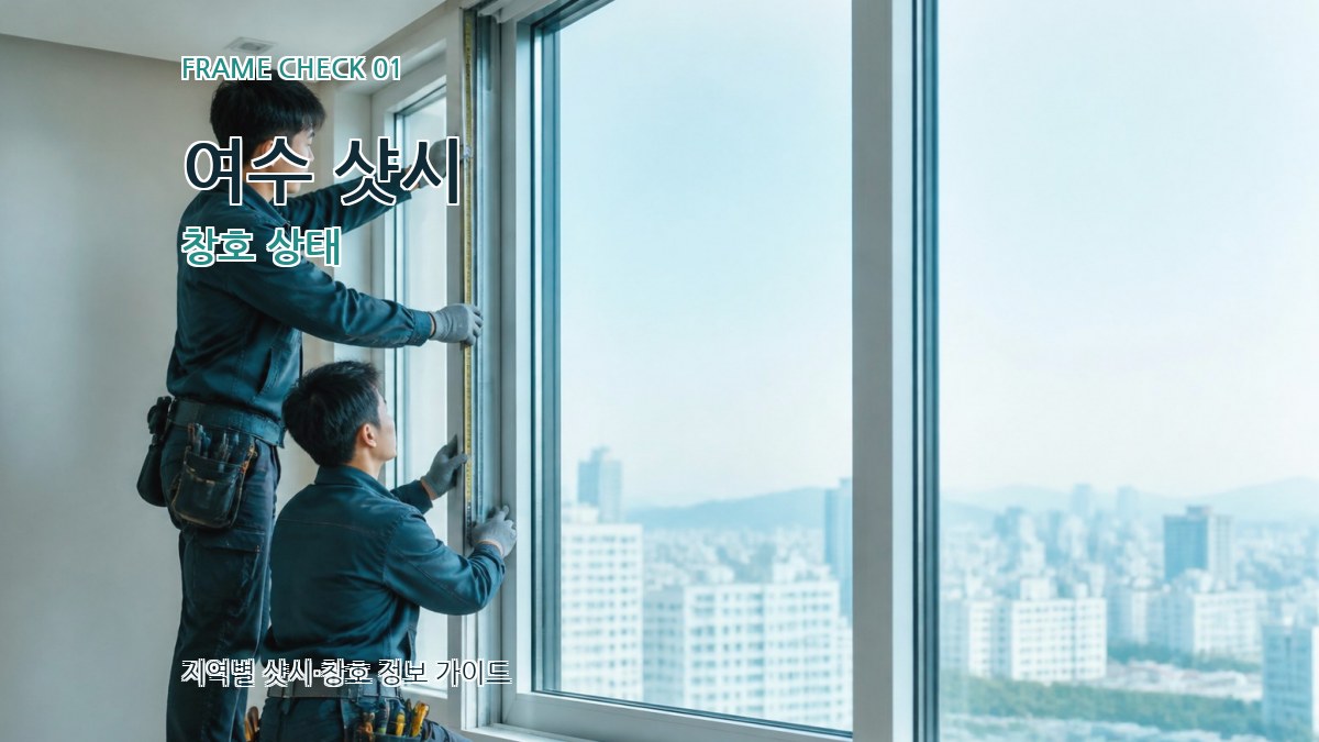 여수 샷시 창호 상태