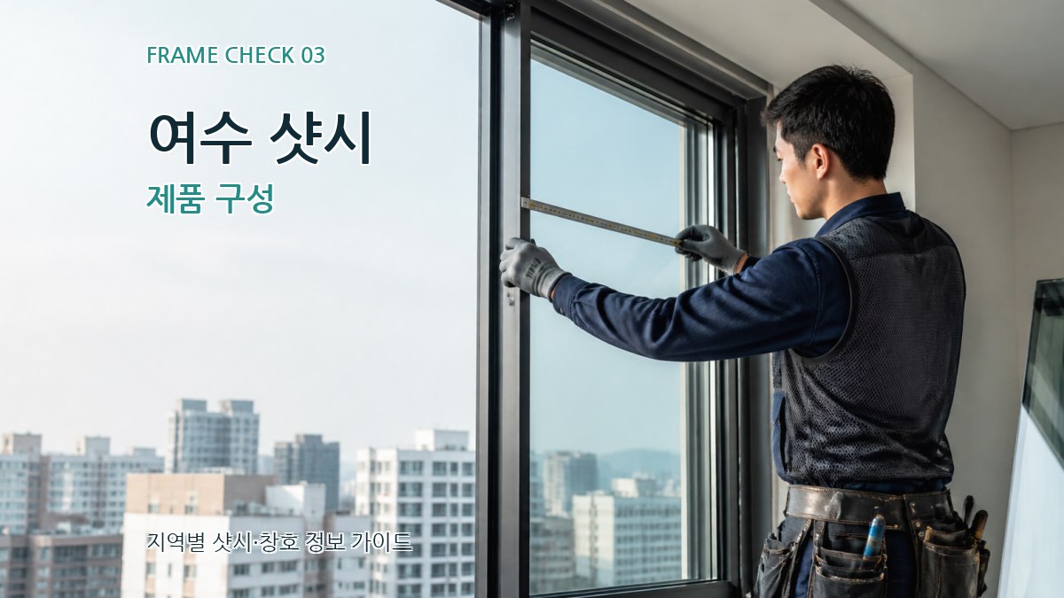 여수 샷시 제품 구성