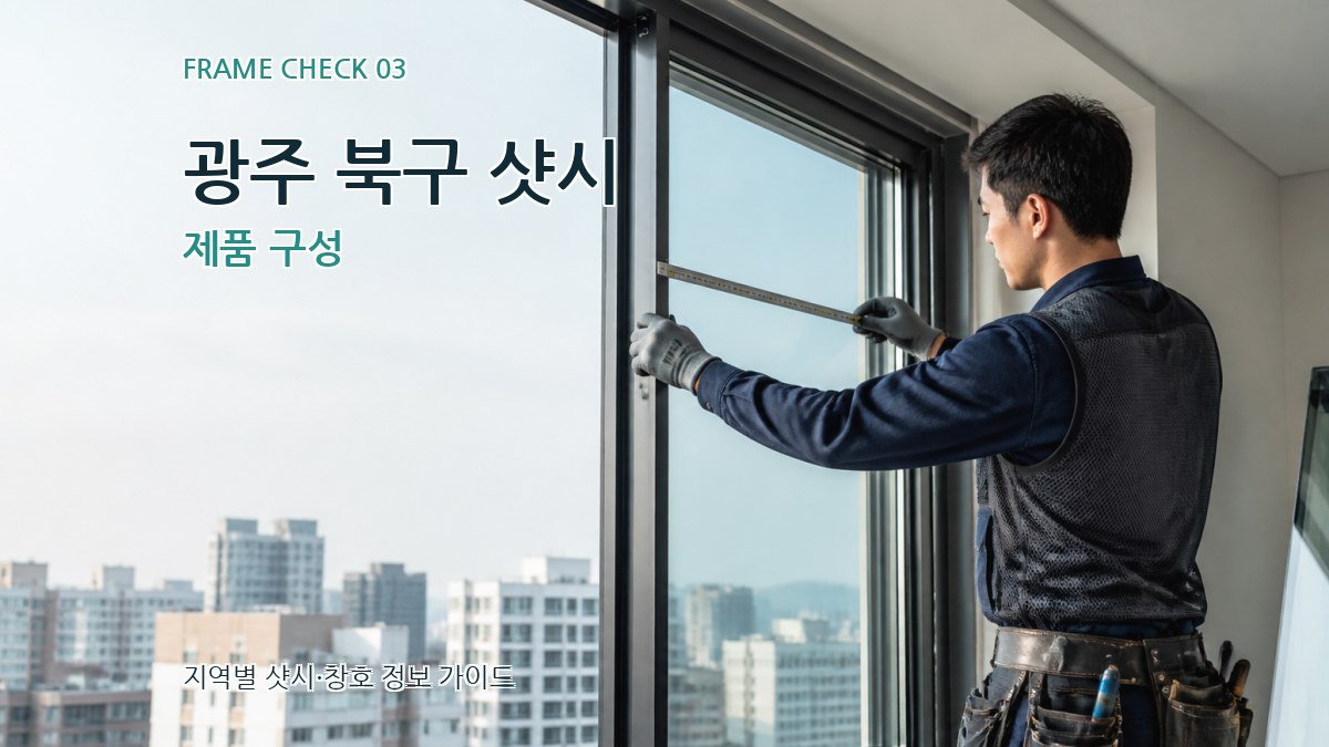 광주 북구 샷시 제품 구성