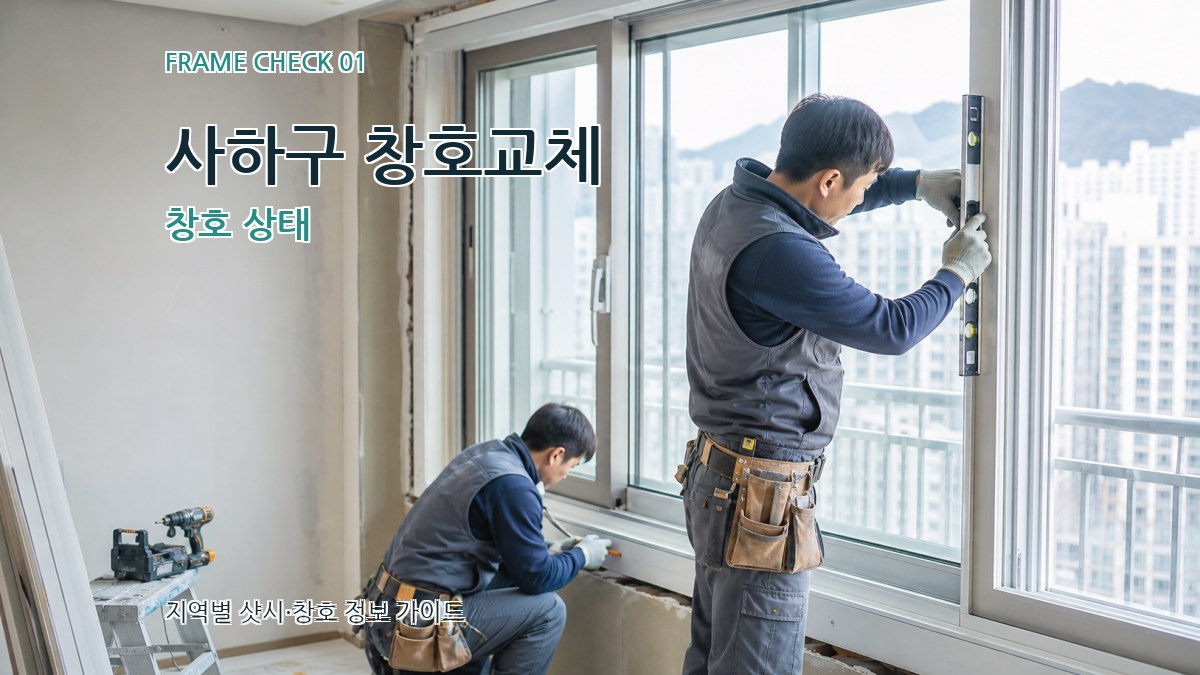사하구 창호교체