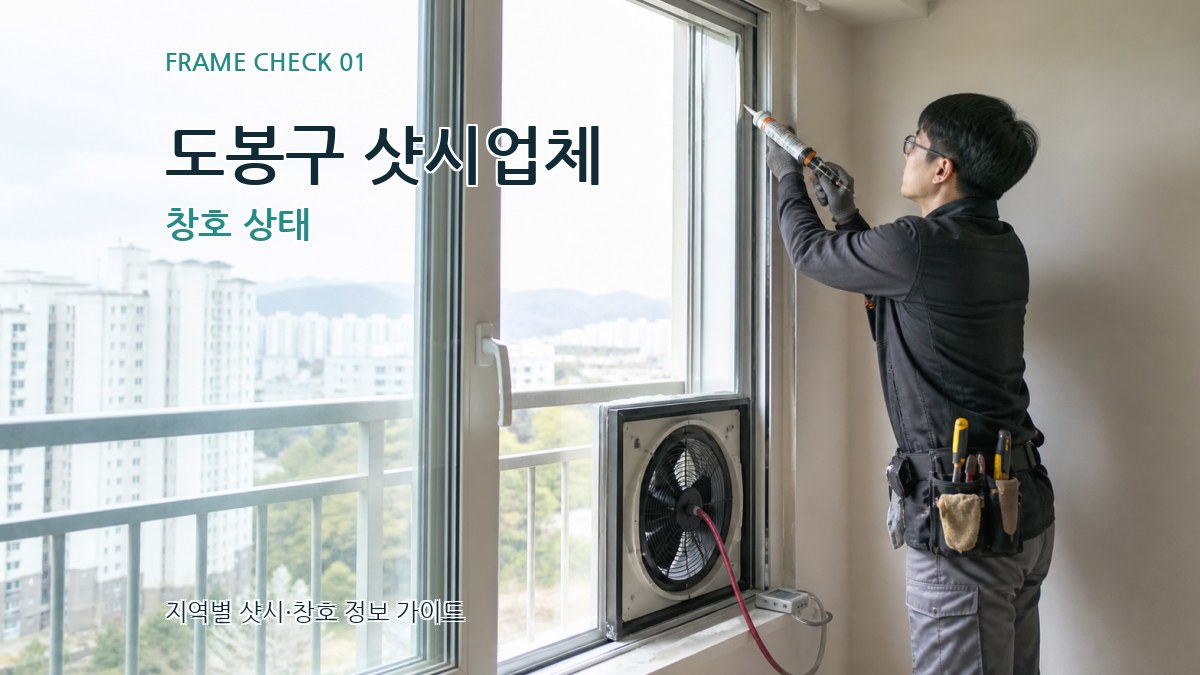도봉구 샷시업체