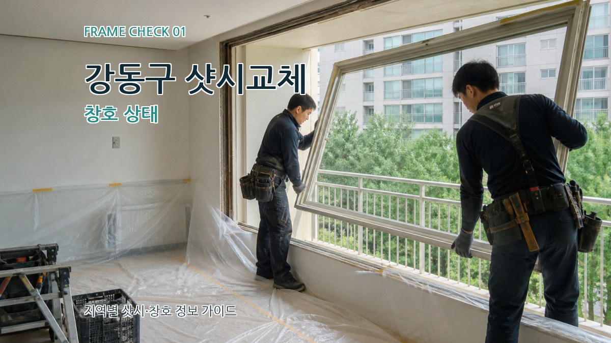 강동구 샷시교체