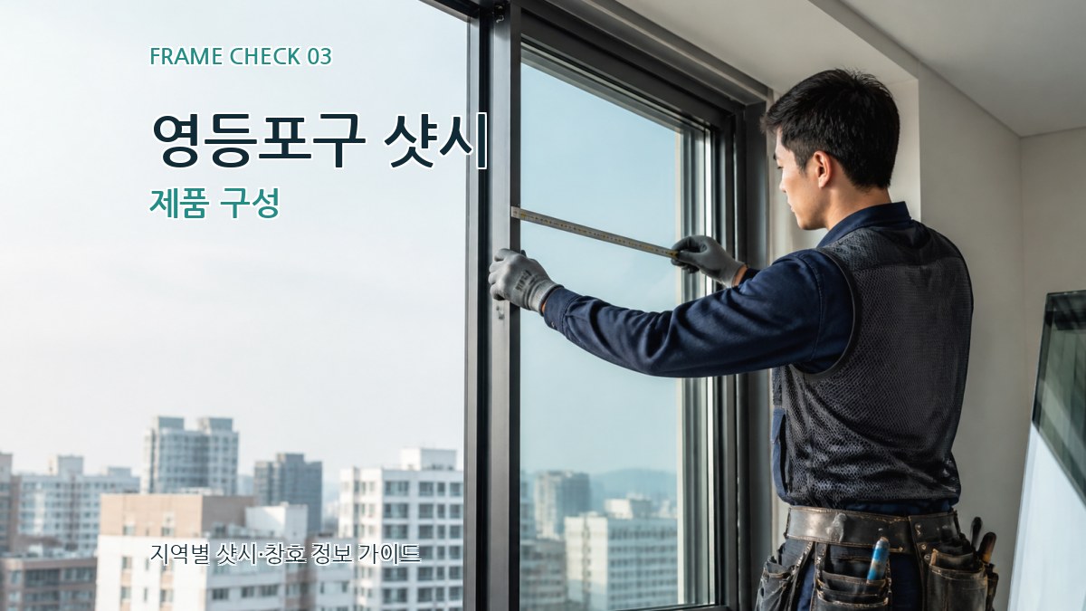영등포구 샷시 제품 구성
