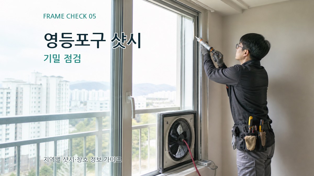 영등포구 샷시 기밀 점검