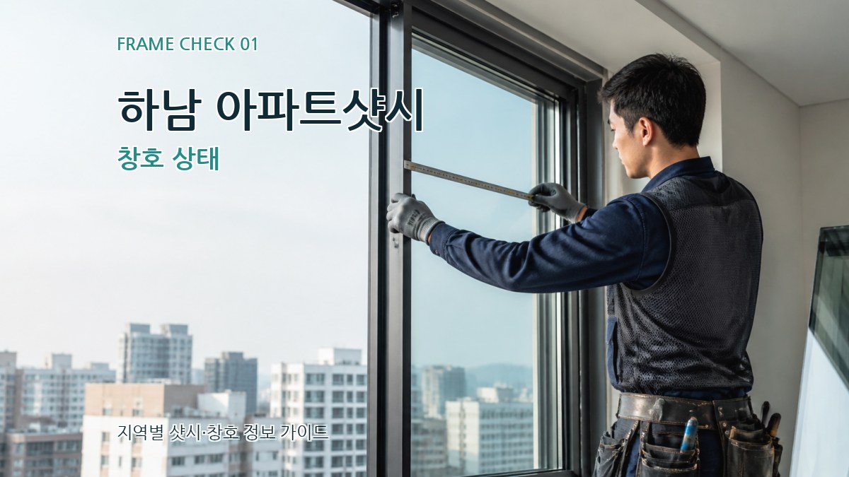 하남 아파트샷시