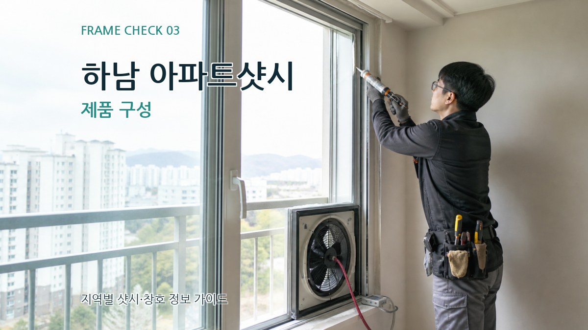 하남 아파트샷시 제품 구성