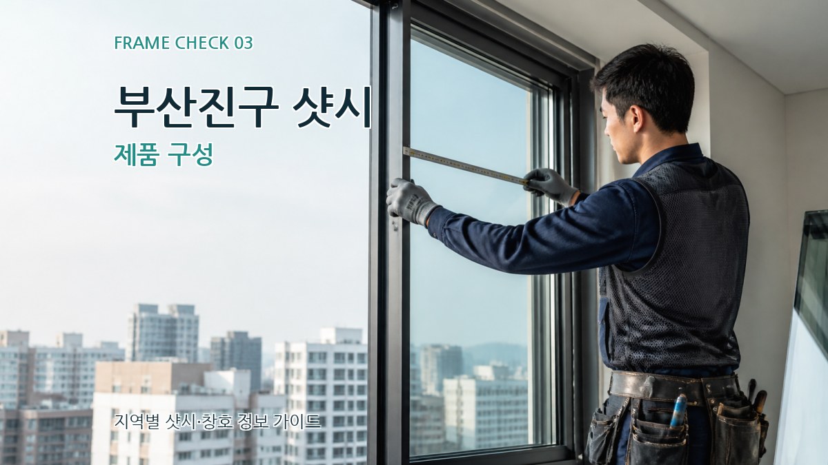 부산진구 샷시 제품 구성