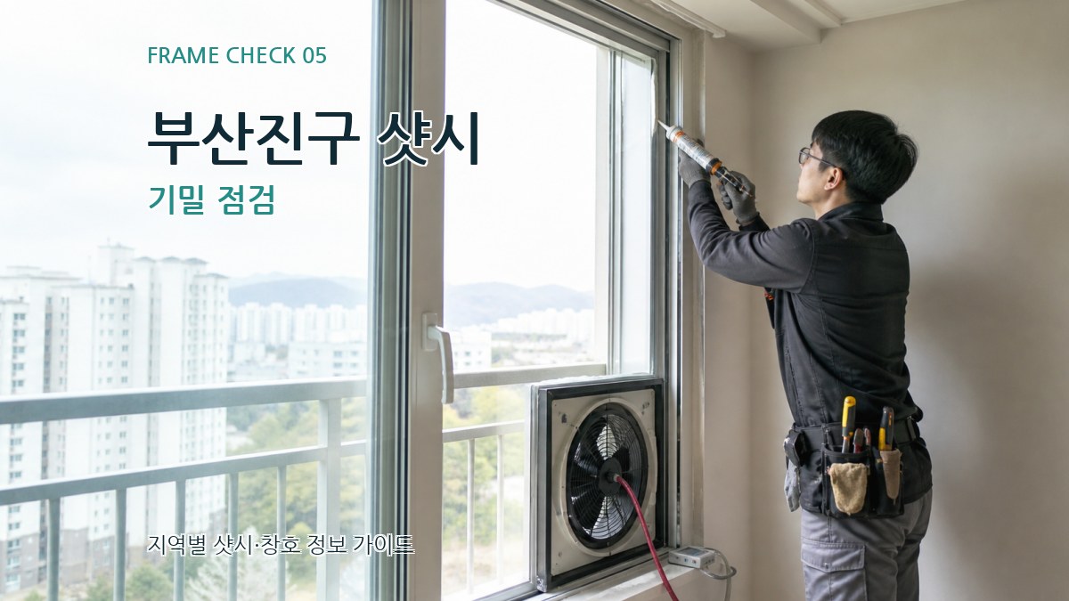 부산진구 샷시 기밀 점검