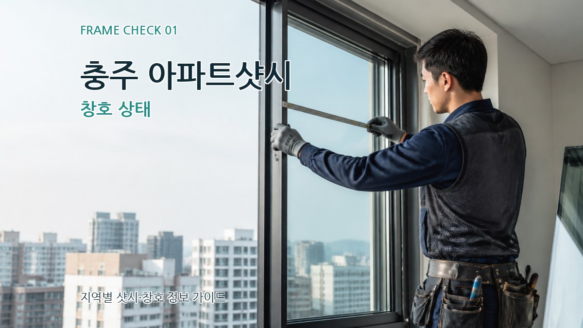 충주 아파트샷시