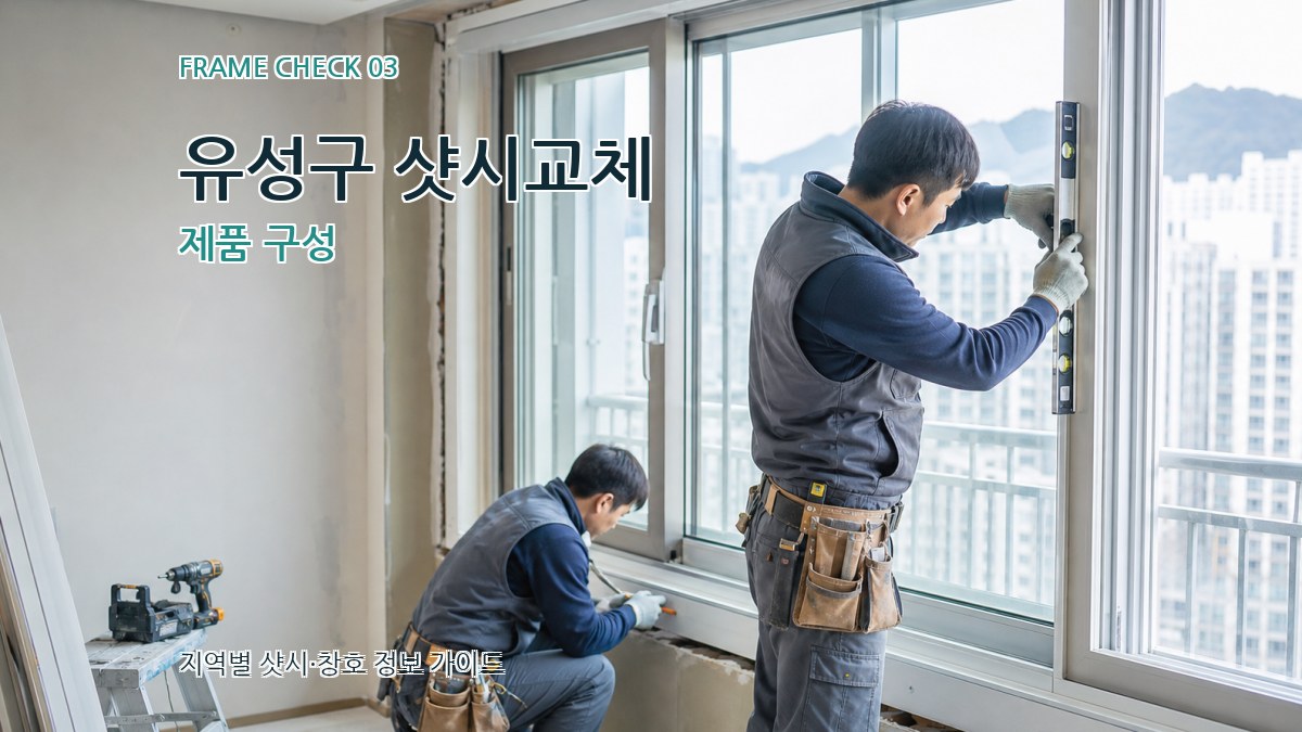 유성구 샷시교체 제품 구성