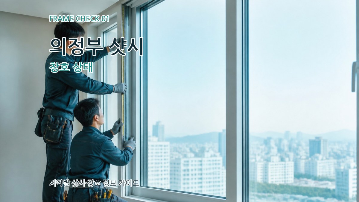 의정부 샷시 창호 상태