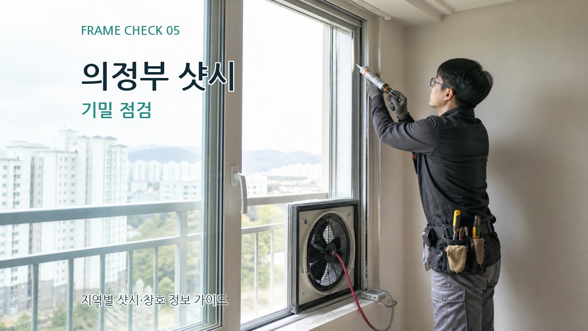 의정부 샷시 기밀 점검