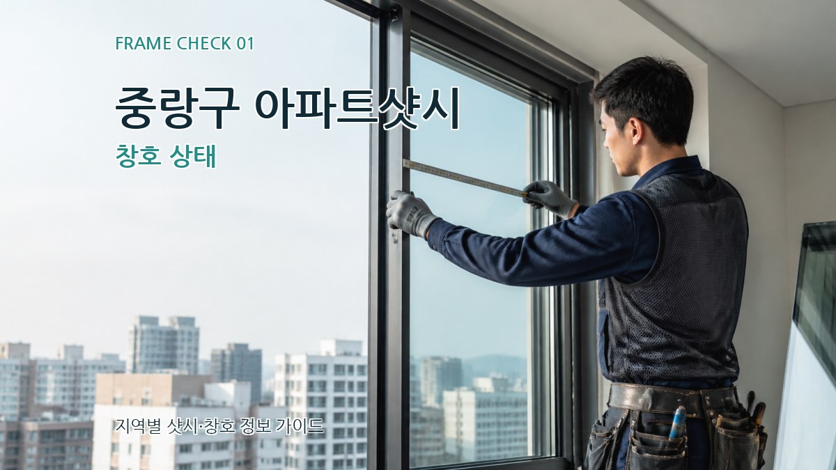중랑구 아파트샷시