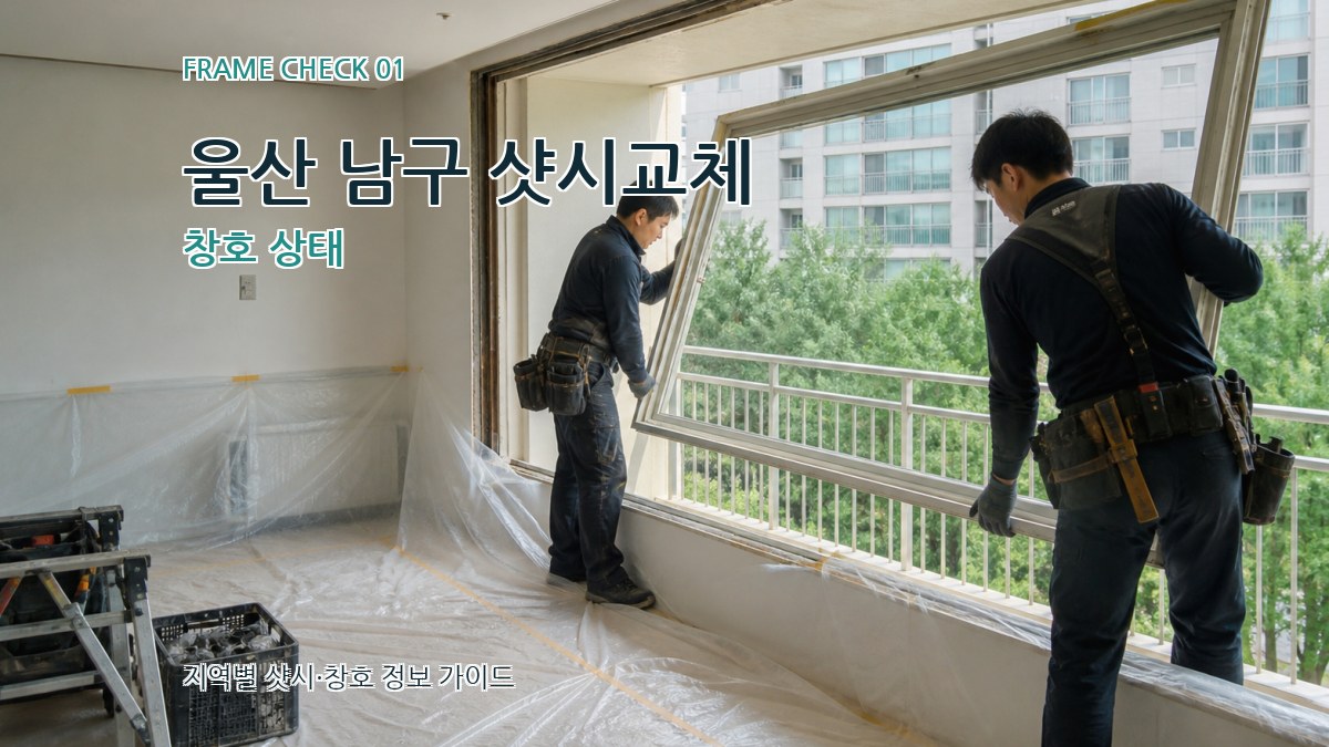 울산 남구 샷시교체