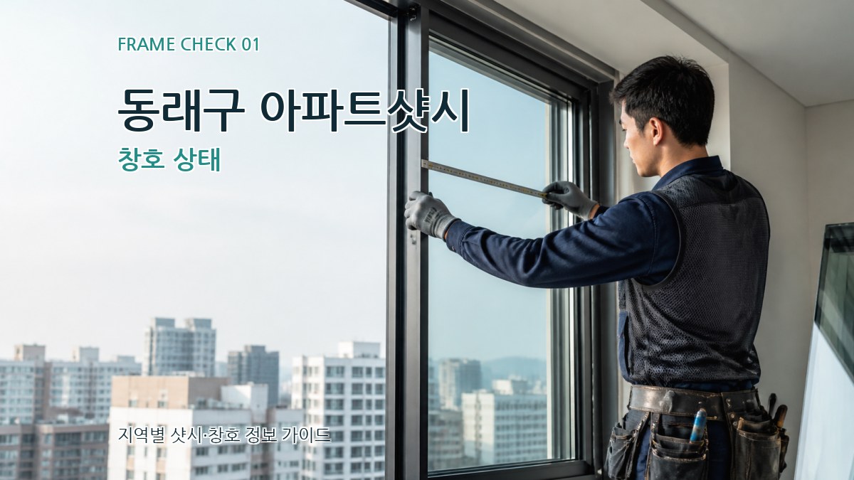 동래구 아파트샷시