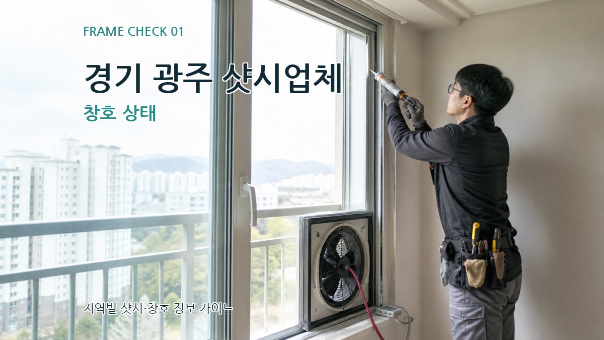 경기 광주 샷시업체