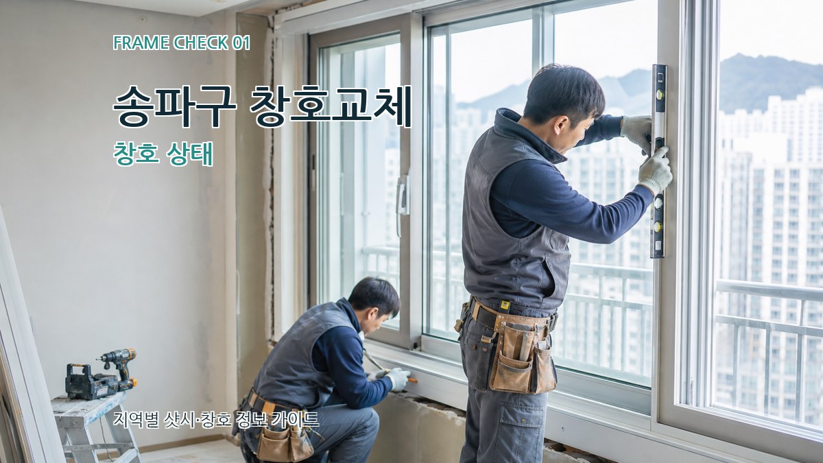 송파구 창호교체