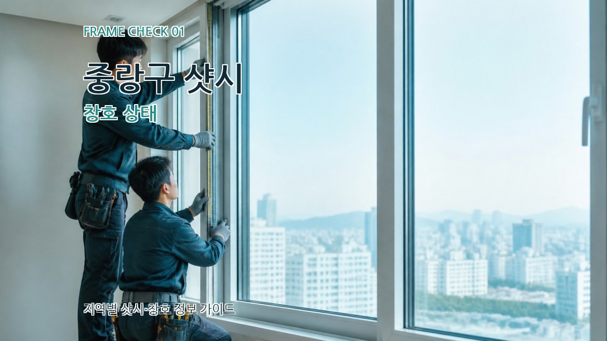 중랑구 샷시 창호 상태