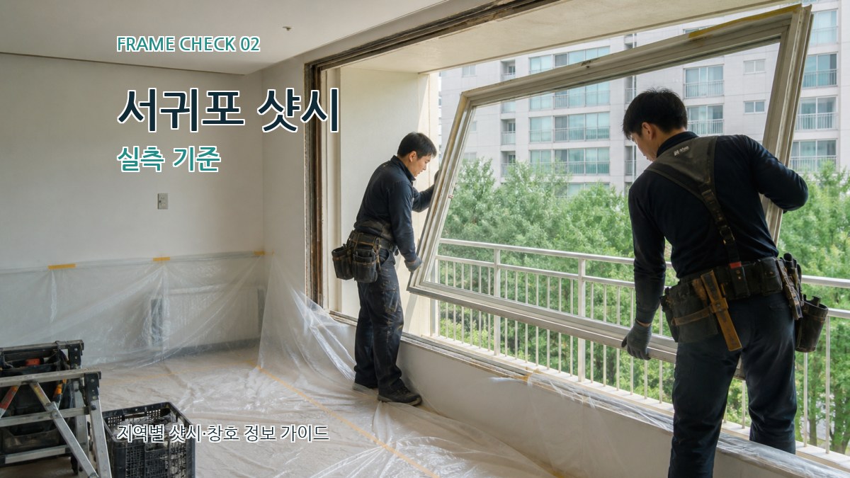 서귀포 샷시 실측 기준
